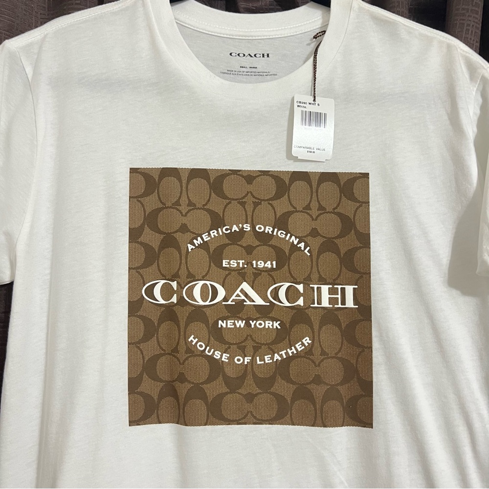 Coach White T-shirt